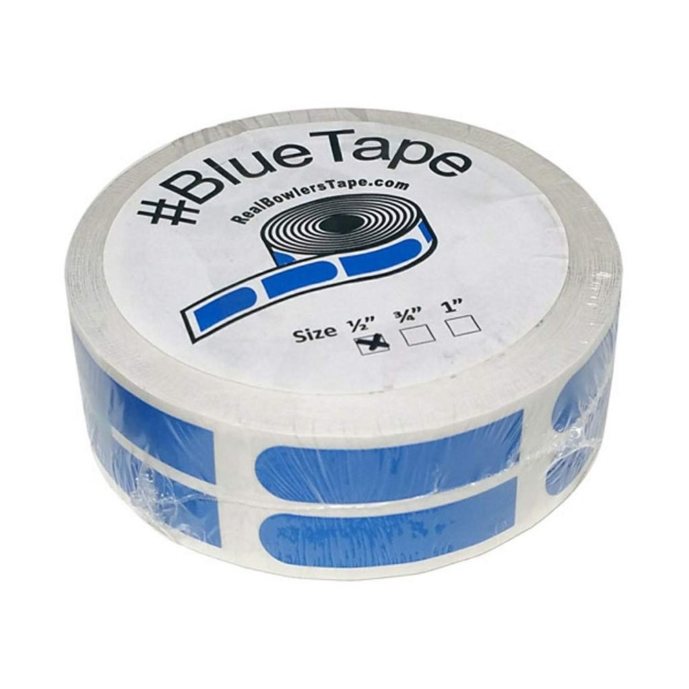 Real Bowlers Tape Blue Roll of 500-1/2 Inch