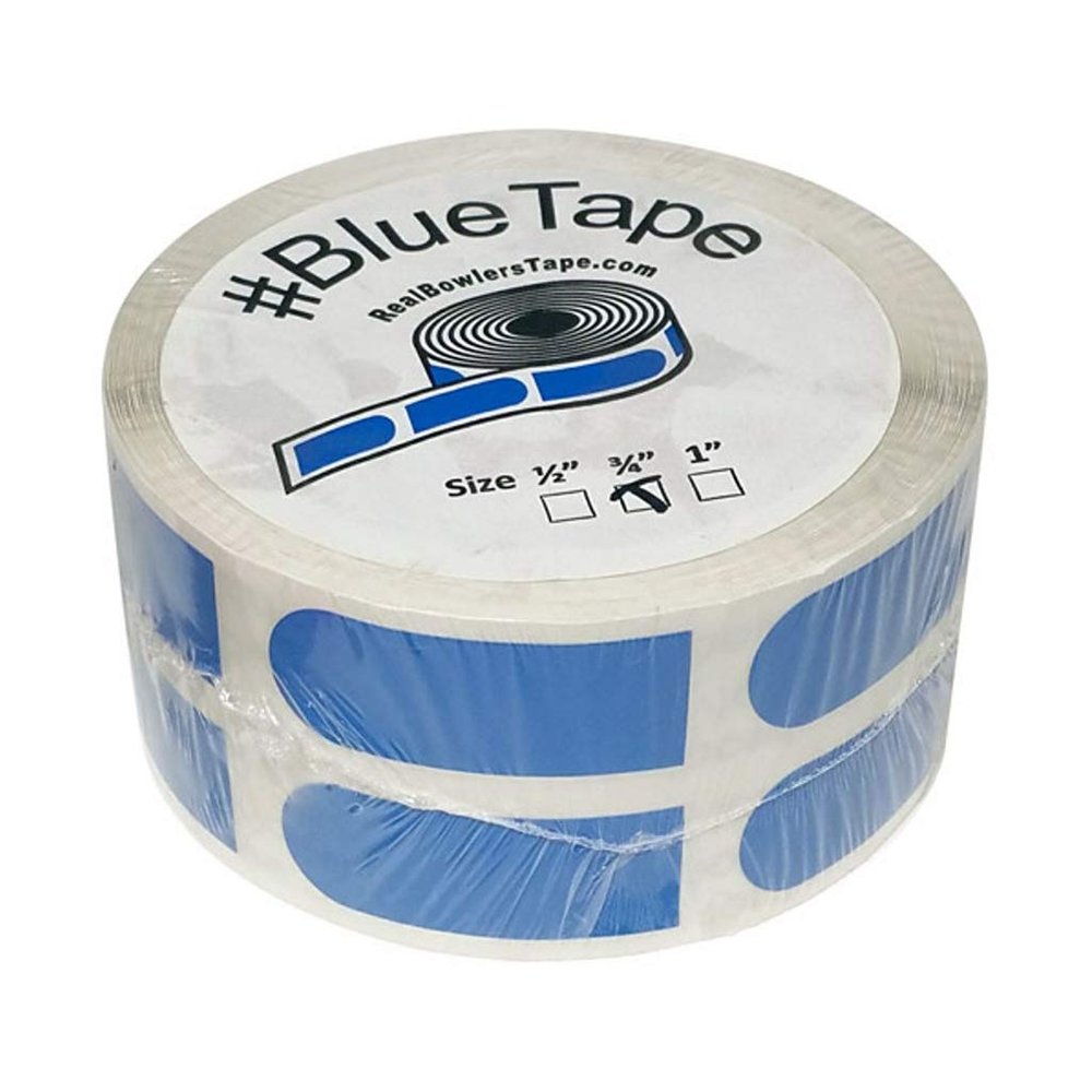 Real Bowlers Tape Blue Roll of 500-3/4 Inch