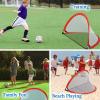 BenefitUSA 4 FT Foldable Pop Up Soccer Goal for Kids&Adults Training/Games/Family Fun, with Carry Bag, 2 Pack (Red) view 4