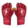 BRUCE BOLT Original Series Long Cuff Red Batting Glove - Red Medium view 1