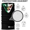 Skull Face Mask Bandanas, Neck Gaiter, Headwear, Magic Scarf, Headband for dust sun wind (Green) view 2