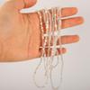 Happyyami 2Pcs Waist Beads Boho African Belly Chain Pregnancy Beach Body Chain Summer Bikini Jewelry for Woman Girl (Silver White) view 2