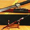 GLW Sword 42' RED SAYA Full Tang 1060 Carbon Steel Blade Dragon Chinese HAN Sword view 1