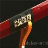 GLW Sword 42' RED SAYA Full Tang 1060 Carbon Steel Blade Dragon Chinese HAN Sword view 2