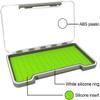 Aventik Fly Fishing Boxes Silicone Super Slim Fishing Storage Fishing Tackle Case Waterproof Best Pocket Sizes 7.36"X4.02"X0.63"/5.39"X3.74" X0.63'(2pc-g048lb) view 3