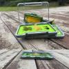 Aventik Fly Fishing Boxes Silicone Super Slim Fishing Storage Fishing Tackle Case Waterproof Best Pocket Sizes 7.36"X4.02"X0.63"/5.39"X3.74" X0.63'(2pc-g048lb) view 4
