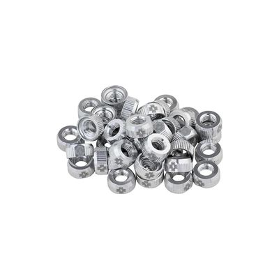 Muc Off Tubeless Valve Box Refill - Sliver Lock Nut Pack of 40