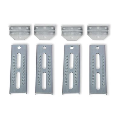KUAFU 8 inch Boat Trailer Bunk Brackets Galvanized with Swivel Tops Bolster Support Plat 4PCS for 2 x 4 Boat Trailer Crossmember