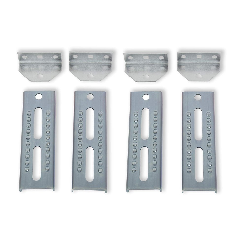 KUAFU 8 inch Boat Trailer Bunk Brackets Galvanized with Swivel Tops Bolster Support Plat 4PCS for 2 x 4 Boat Trailer Crossmember