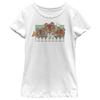 Fifth Sun Nintendo Nook Family Girl's Solid Crew Tee, White, Large view 1