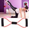 Bands, Chest Expander Muscle Exerciser for Men Women 8-Shaped Tensioner Stretch Band Shoulder Arm Elastic Rope for Chest Expansion Exercise, Yoga, Home Practice (Red) view 2