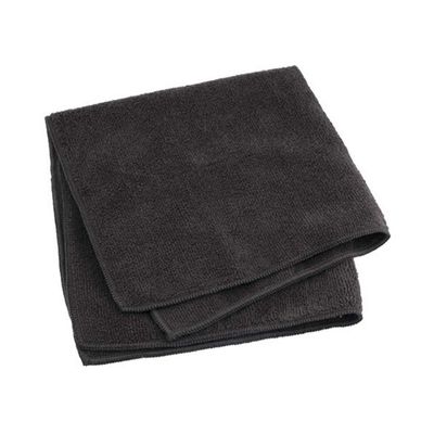 Bowlerstore Products Classic Economy Microfiber Towel 16x16- Black