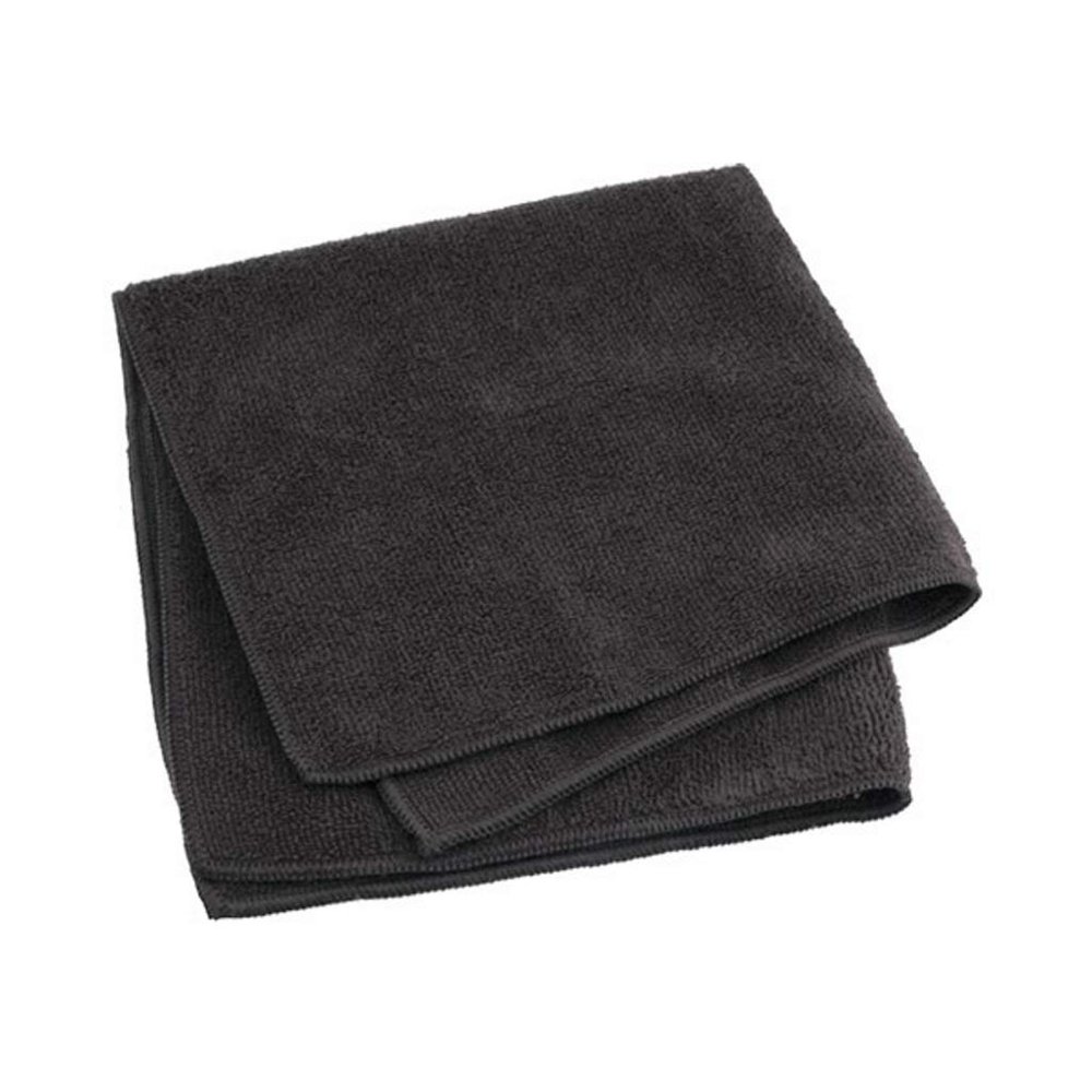 Bowlerstore Products Classic Economy Microfiber Towel 16x16- Black