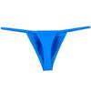 Jaxu Men's Pouch Bikini Thong Mini Breifs Solid Rope Sexy Gay Underwear Male Rope String Pants 6PCS M view 3