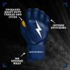 BRUCE BOLT Original Series Long Cuff Navy Batting Glove - Navy XXLarge view 3
