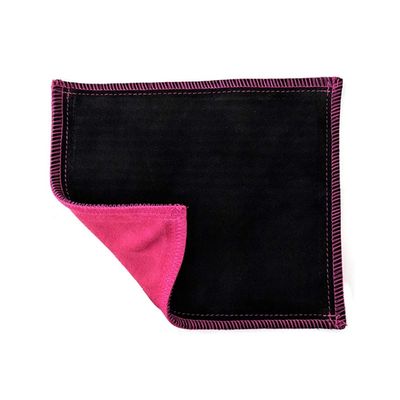 Bowlerstore Products Shammy Bowling Ball Cleaning Pad- Black/Pink