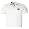 ALLNTRENDS Men's Polo Shirt Capsule Corp Embroidered Anime Shirt (S, White) view 1