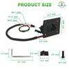 Panglong EZGO Charging Port, EZGO RXV Charger Receptacle, 48V Golf Cart Delta-Q Charger Port with DC Cord for 2008-up EZGO RXV 48 Volt Electric Golf Cart, Replace OEM #602529 view 4