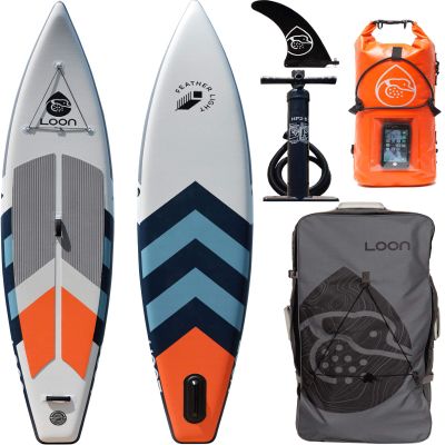 Loon Inflatable Stand Up Paddle Board iSUP Package - Feather Light Tour 12'6"