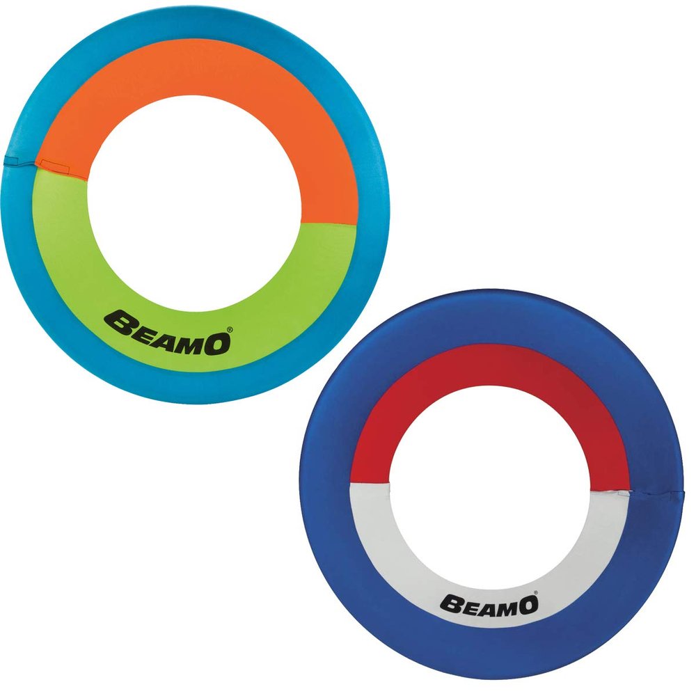 Star Magic Beam O Woosh Flying Hoop Frisbee 16 Inch (2 Pack Assorted Colors)