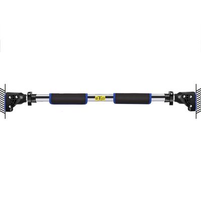 Pull Up Bars HUAHUA Indoor Home, Multifunctional Sporting Goods Fitness Equipment, Thick Steel Pipe, Load 200kg, Adjustable 75-135cm (Color : Blue, Size : 96-120cm)
