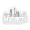 Squiddy Cleveland Ohio City Skyline - Vinyl Sticker Decal for Phone, Laptop, Water Bottle (3" Wide) view 1