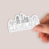 Squiddy Cleveland Ohio City Skyline - Vinyl Sticker Decal for Phone, Laptop, Water Bottle (3" Wide) view 2