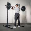 Titan Fitness T-3 Series 73.5" Squat Stand, 1,000 LB Capacity, Short Squat Rack for Home Gym, Space Saving Power Rack with Westside Hole Spacing, J-Hooks view 2