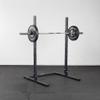 Titan Fitness T-3 Series 73.5" Squat Stand, 1,000 LB Capacity, Short Squat Rack for Home Gym, Space Saving Power Rack with Westside Hole Spacing, J-Hooks view 4