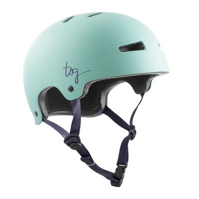 TSG Evolution Wmn Bike & Skate Helmet w/Snug Fit, Cycling, BMX, Skateboarding, Rollerblading, Roller Derby, E-Boarding, E-Skating, Longboarding, Skating | EPS, Swiss, Satin Mint. L/XL