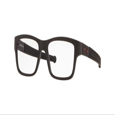 Oakley Youth Unisex Kids OY8005 Marshal XS Rectangular Prescription Eyewear Frames, Satin Black/Demo Lens, 49 mm