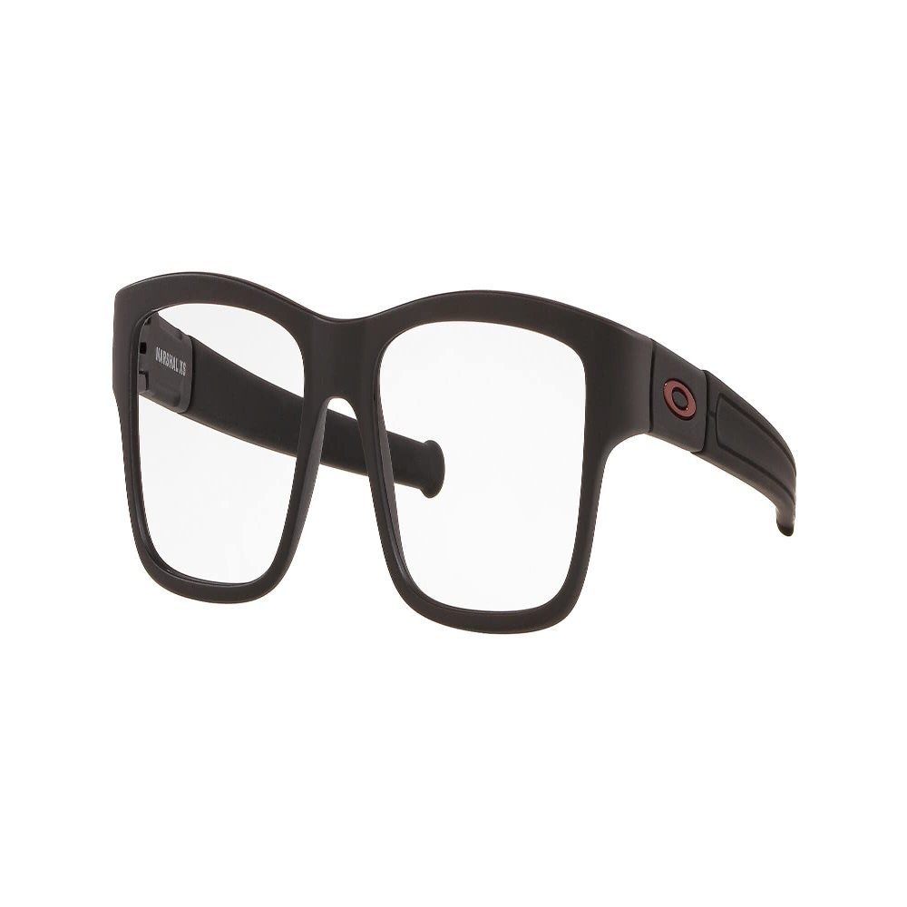 Oakley Youth Unisex Kids OY8005 Marshal XS Rectangular Prescription Eyewear Frames, Satin Black/Demo Lens, 49 mm