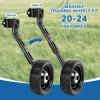 MOSHAY Roll Over Image to Zoom in Bicycle Training Wheels Fits 16 18 20 22 24 inch Kids Variable Bike (black) view 2