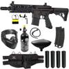 Maddog Tippmann TMC MAGFED Silver HPA Paintball Gun Marker Starter Kit - Black view 1