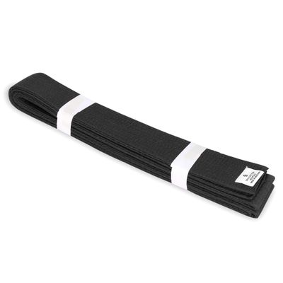 MACS Martial Arts Solid Color Karate Belt (Size 0-8) (Black, 0)