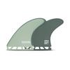 Futures EA Control Series Tri Surfboard Fins - Medium/Green view 2
