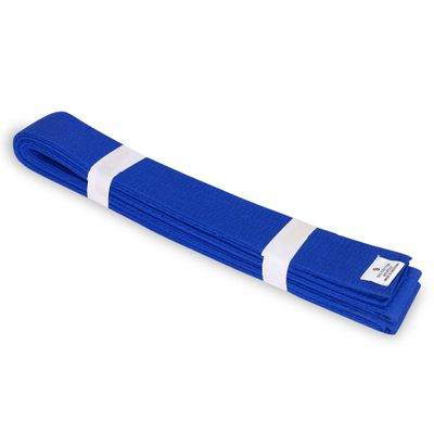 MACS Martial Arts Solid Color Karate Belt (Size 0-8) (Blue, 0)