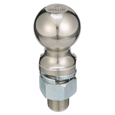 SEACHOICE Trailer Ball, 2 in., 1 X 2-1/8 in. Shank, 6,000 Lb. Capacity, Stainless Steel