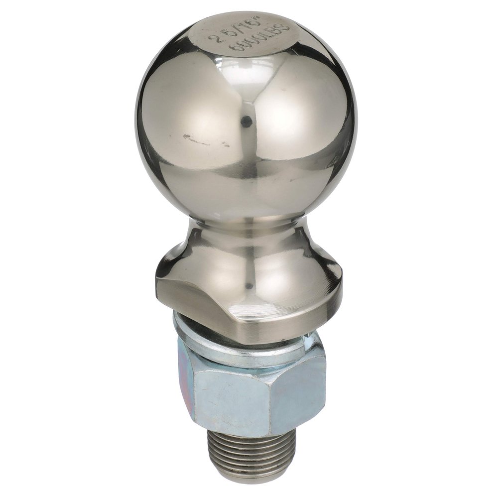 SEACHOICE Trailer Ball 2-5/16 in., 1 X 2-1/8 in. Shank, 6,000 Lb. Capacity, Stainless Steel