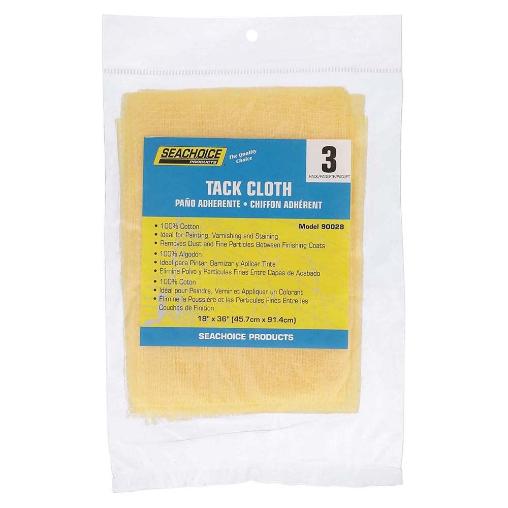 SEACHOICE Tack Cloth, Pack of 3