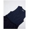 #4K!DS Girl's Essential Tiered Dress (Little Kids/Big Kids) Navy SM (6-6X Little Kid) view 2