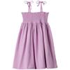 #4K!DS Girl's Essential Smocked Top Dress (Little Kids/Big Kids) Smoky Grape MD (8 Big Kid) view 1