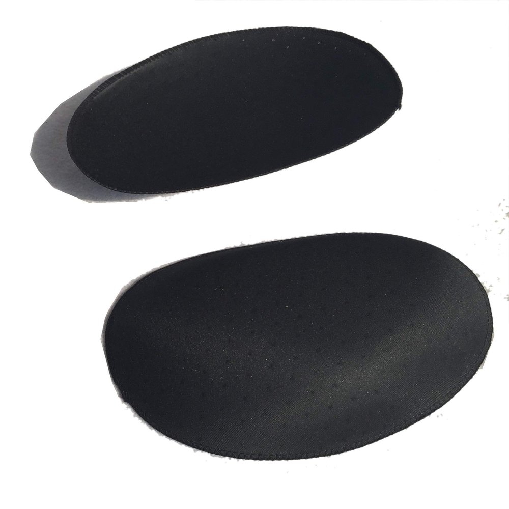 BIMEI 2PS Lightweight Foam Hip Pads Padded Hip Sponge Hip Pad (Black, XL)