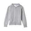 #4K!DS Essential Zip Front Hoodie (Little Kids/Big Kids) Heather Grey 2XS (4-5 Little Kid) view 1