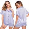 LecGee Pajamas Set Short Sleeve Sleepwear Womens Button Down Nightwear Soft Pj Lounge Sets view 1