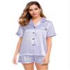 LecGee Pajamas Set Short Sleeve Sleepwear Womens Button Down Nightwear Soft Pj Lounge Sets view 2