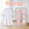 610 YOU Toddler Nightgown for Girls, White Cotton Victorian Princess Long Sleeve Pajama Dress for Kids, 5T-6X view 4