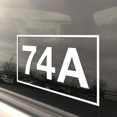 10-Pack Army MOS 74A CBRN Officer Window Decal. Free Lifetime Replacement. 3" x 5" Heavy Duty Die Cut Vinyl Veteran Bumper Sticker. (White)