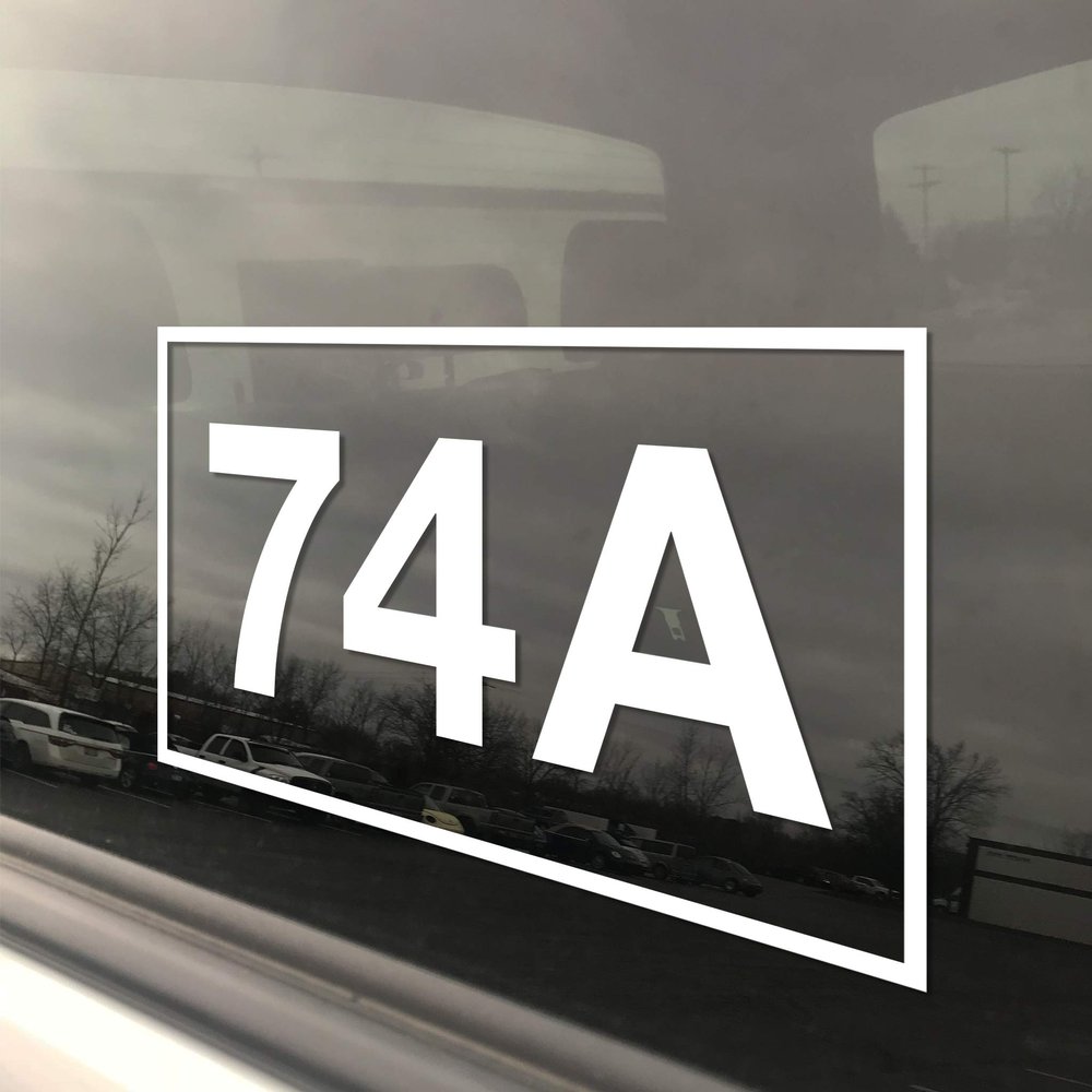 10-Pack Army MOS 74A CBRN Officer Window Decal. Free Lifetime Replacement. 3" x 5" Heavy Duty Die Cut Vinyl Veteran Bumper Sticker. (White)