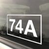 10-Pack Army MOS 74A CBRN Officer Window Decal. Free Lifetime Replacement. 3" x 5" Heavy Duty Die Cut Vinyl Veteran Bumper Sticker. (White) view 1